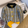 New autumn Korean style short jacket with unique color blocking design